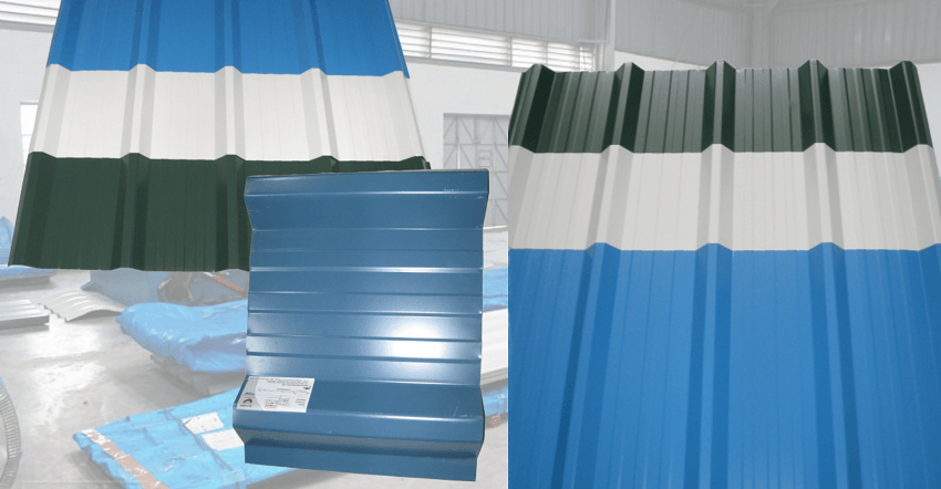 colour coated roofing sheets